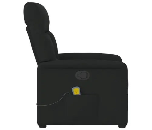 Masāžas Krēsls, Atgāžams, Melns Audums Vidaxl