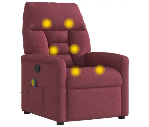 Massaažitool, Veinipunane, Kangas