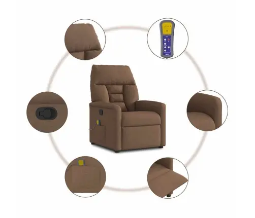 Massaažitool, Pruun, Kangas