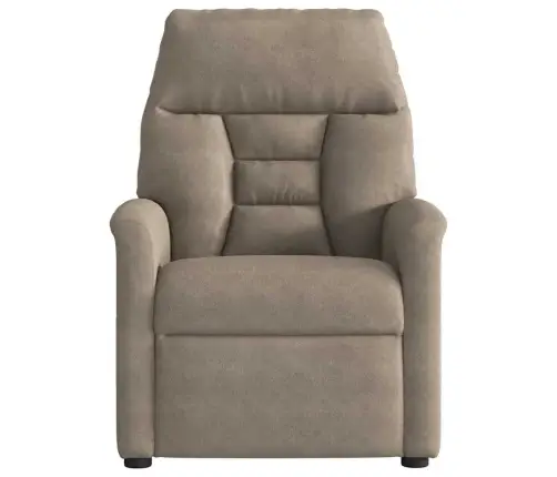 Masāžas Krēsls, Atgāžams, Pelēkbrūns Mikrošķiedras Audums Vidaxl