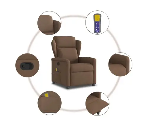 Massaažitool, Pruun, Kangas