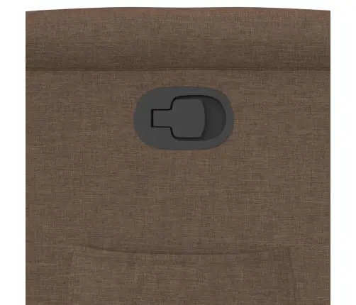 Atpūtas Krēsls, Atgāžams, Brūns Audums Vidaxl