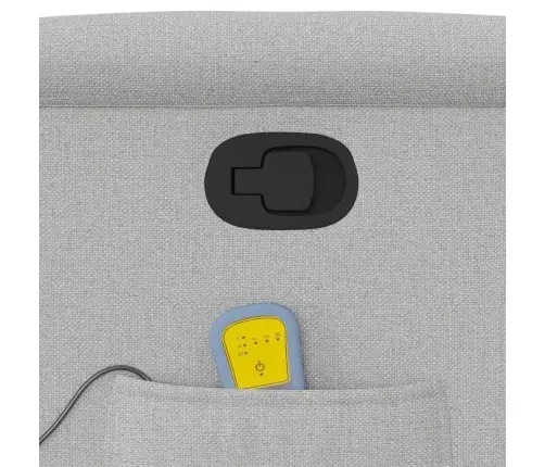 Massage Recliner Tool Cloud Grey Fabric