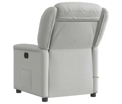 Massage Recliner Tool Cloud Grey Fabric