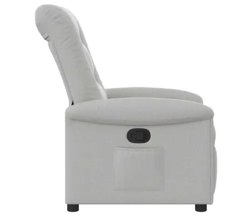 Atzveltnes Krēsls Mākonis Pelēks Audums Vidaxl