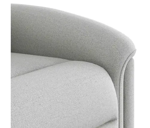 Atzveltnes Krēsls Mākonis Pelēks Audums Vidaxl