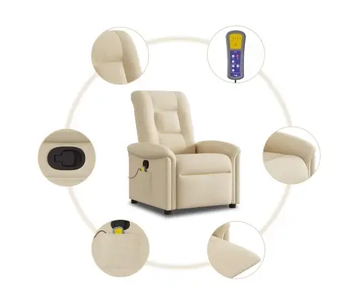 Massaažitool, Kreemjas, Kangas