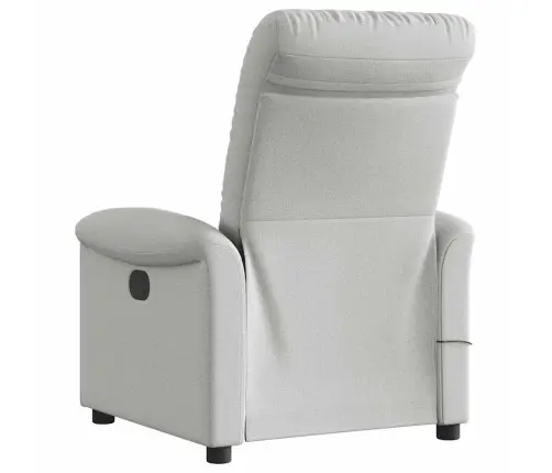 Atlošiamas Masažinis Krėslas, Pilkos Spalvos, Audinys