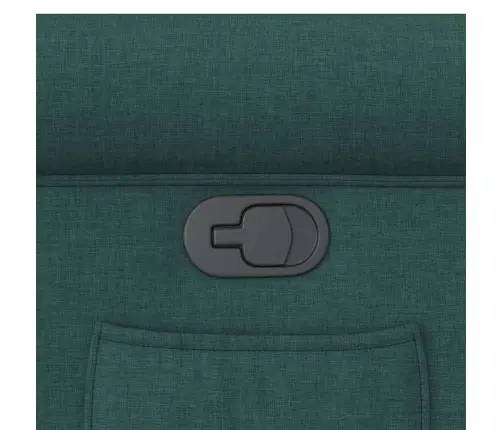 Atpūtas Krēsls, Atgāžams, Tumši Zaļš Audums Vidaxl Atpūtas Krēsls, Atgāžams, Tumši Zaļš Audums Vidaxl