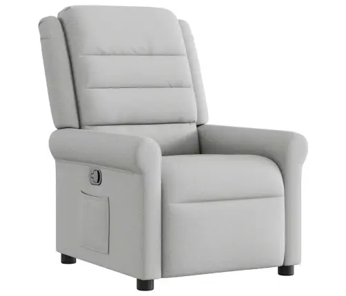 Atlošiamas Krėslas, Pilkos Spalvos, Audinys