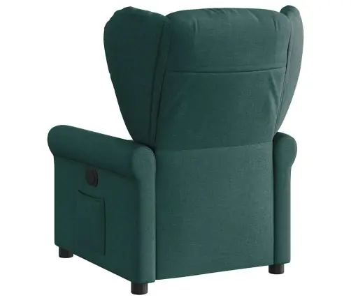 Atpūtas Krēsls, Atgāžams, Tumši Zaļš Audums Vidaxl Atpūtas Krēsls, Atgāžams, Tumši Zaļš Audums Vidaxl