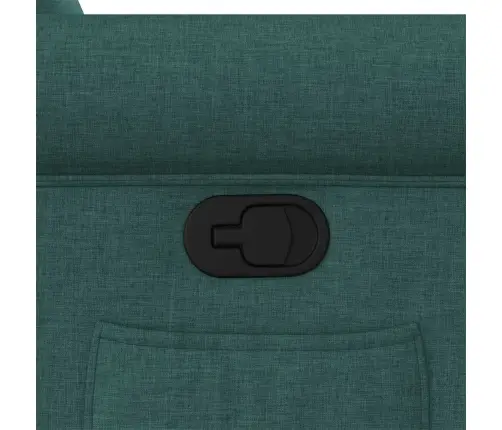Atpūtas Krēsls, Atgāžams, Tumši Zaļš Audums Vidaxl Atpūtas Krēsls, Atgāžams, Tumši Zaļš Audums Vidaxl