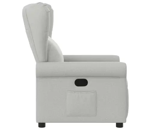 Atlošiamas Krėslas, Pilkos Spalvos, Audinys