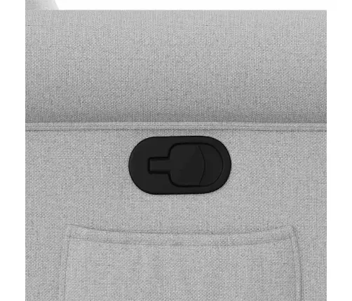 Atlošiamas Krėslas, Pilkos Spalvos, Audinys