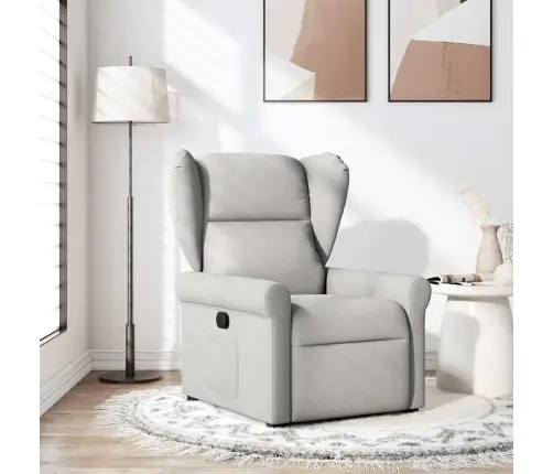 Atlošiamas Krėslas, Pilkos Spalvos, Audinys