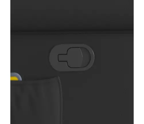 Masāžas Krēsls, Spīdīgi Melna Mākslīgā Āda Vidaxl