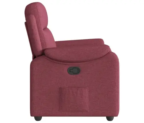 Atpūtas Krēsls, Atgāžams, Vīnsarkans Audums Vidaxl
