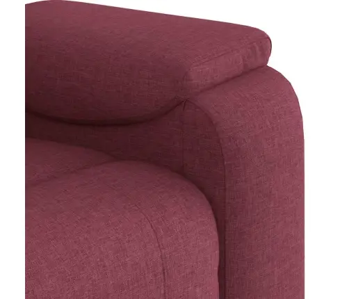 Atpūtas Krēsls, Atgāžams, Vīnsarkans Audums Vidaxl