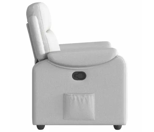 Atzveltnes Krēsls Mākonis Pelēks Audums Vidaxl