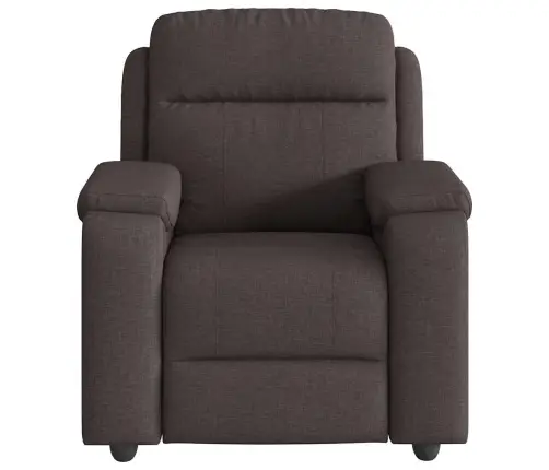 Atlošiamas Masažinis Krėslas, Tamsiai Rudos Spalvos, Audinys Atlošiamas Masažinis Krėslas, Tamsiai Rudos Spalvos, Audinys