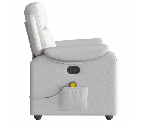 Masāžas Krēsls, Mākonis Pelēks Audums Vidaxl