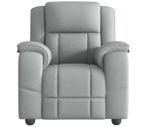 Atpūtas Krēsls, Atgāžams, Gaiši Pelēks Audums Vidaxl Atpūtas Krēsls, Atgāžams, Gaiši Pelēks Audums Vidaxl