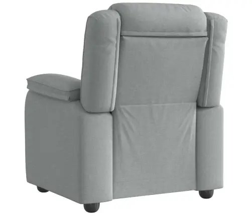 Atpūtas Krēsls, Atgāžams, Gaiši Pelēks Audums Vidaxl Atpūtas Krēsls, Atgāžams, Gaiši Pelēks Audums Vidaxl