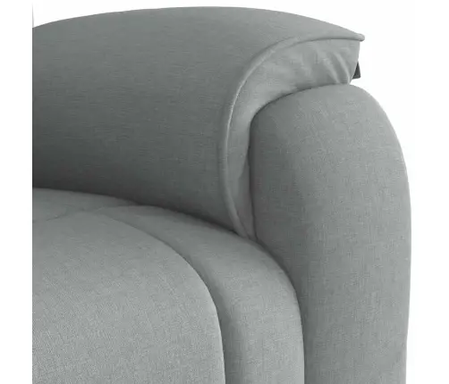 Atpūtas Krēsls, Atgāžams, Gaiši Pelēks Audums Vidaxl Atpūtas Krēsls, Atgāžams, Gaiši Pelēks Audums Vidaxl