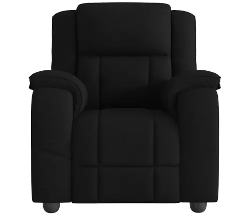 Atpūtas Krēsls, Atgāžams, Melns Audums Vidaxl
