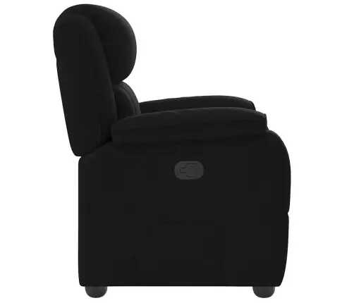 Atpūtas Krēsls, Atgāžams, Melns Audums Vidaxl