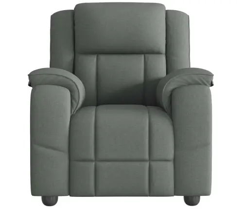 Masāžas Krēsls, Atgāžams, Tumši Pelēks Audums Vidaxl