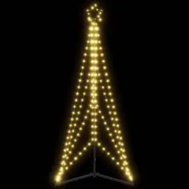 Led Kalėdų Eglutė 363 Leds Šilta Balta 182 Cm