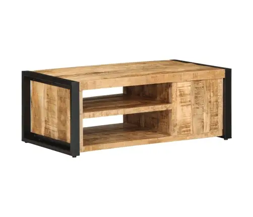 Kafijas Galdiņš, 90X50X36 Cm, Raupjš Mango Masīvkoks Vidaxl Kafijas Galdiņš, 90X50X36 Cm, Raupjš Mango Masīvkoks Vidaxl