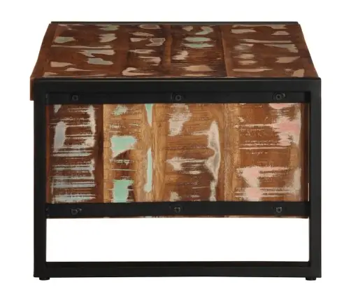 Mitmevärviline Diivanilaud 90X50X36 Cm Taaskasutatud Täispuit