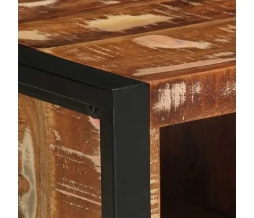 Mitmevärviline Diivanilaud 90X50X36 Cm Taaskasutatud Täispuit