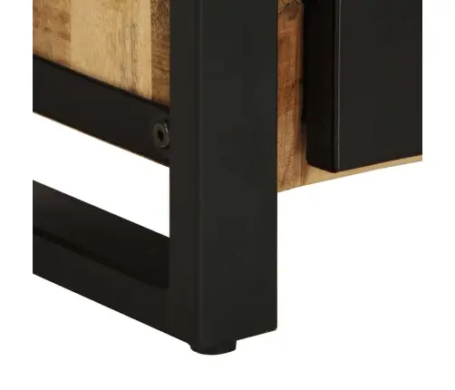 Naktsskapīši 2 Gab. Masīvkoksnes Mango Vidaxl