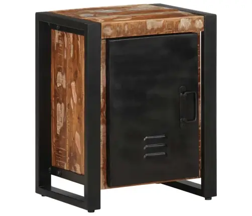 Naktinė Spintelė, 40X30X51cm Perdirbtos Medienos Masyvas