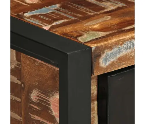 Naktinė Spintelė, 40X30X51cm Perdirbtos Medienos Masyvas