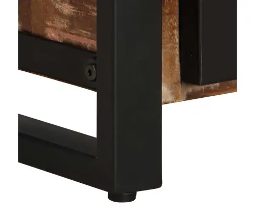 Naktinė Spintelė, 40X30X51cm Perdirbtos Medienos Masyvas