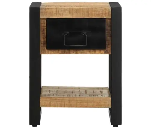 Naktsskapītis, 35X34X45 Cm, Neapstrādāts Mango Koks Vidaxl