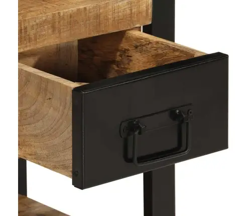 Naktsskapītis, 35X34X45 Cm, Neapstrādāts Mango Koks Vidaxl