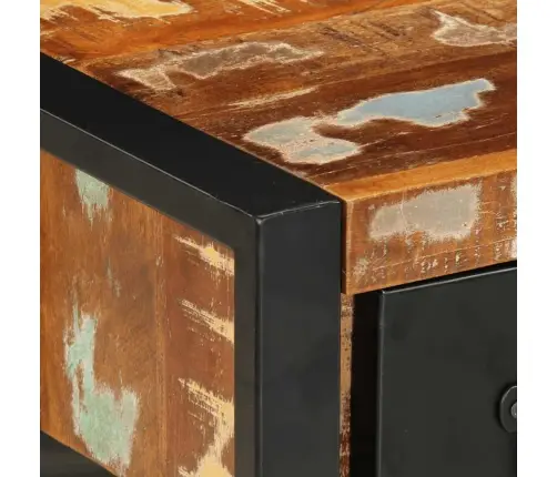 Öökapp, Mitmevärviline 35X34X45 Cm Taaskasutatud Täispuidust