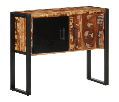 Konsoolkapp Mitmevärviline 90X35X75 Cm Taaskasutatud Täispuit Konsoolkapp Mitmevärviline 90X35X75 Cm Taaskasutatud Täispuit