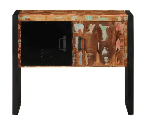Konsoolkapp Mitmevärviline 90X35X75 Cm Taaskasutatud Täispuit Konsoolkapp Mitmevärviline 90X35X75 Cm Taaskasutatud Täispuit