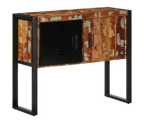 Konsoolkapp Mitmevärviline 90X35X75 Cm Taaskasutatud Täispuit Konsoolkapp Mitmevärviline 90X35X75 Cm Taaskasutatud Täispuit