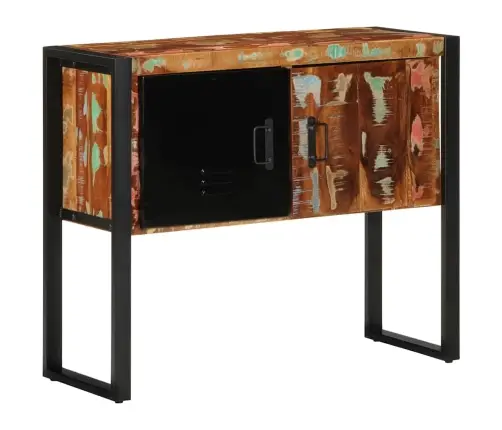 Konsoolkapp Mitmevärviline 90X35X75 Cm Taaskasutatud Täispuit Konsoolkapp Mitmevärviline 90X35X75 Cm Taaskasutatud Täispuit