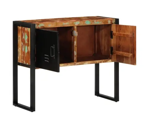 Konsoolkapp Mitmevärviline 90X35X75 Cm Taaskasutatud Täispuit Konsoolkapp Mitmevärviline 90X35X75 Cm Taaskasutatud Täispuit