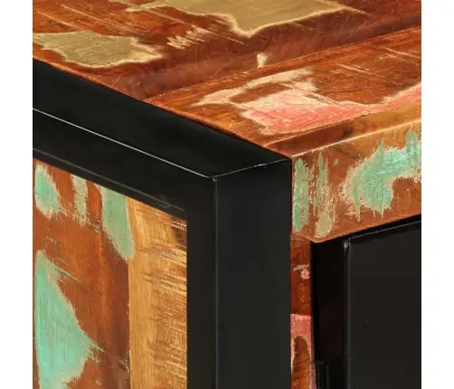 Konsoolkapp Mitmevärviline 90X35X75 Cm Taaskasutatud Täispuit Konsoolkapp Mitmevärviline 90X35X75 Cm Taaskasutatud Täispuit
