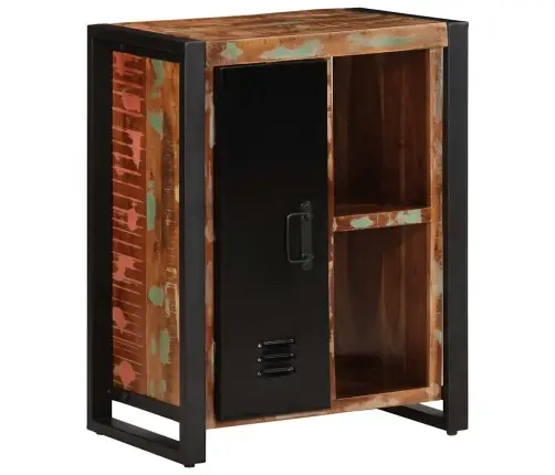 Bufete Daudzkrāsains 55X35X70 Cm Reģenerēts Masīvkoks Vidaxl