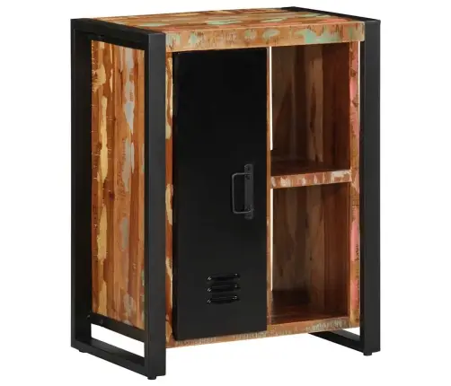 Bufete Daudzkrāsains 55X35X70 Cm Reģenerēts Masīvkoks Vidaxl